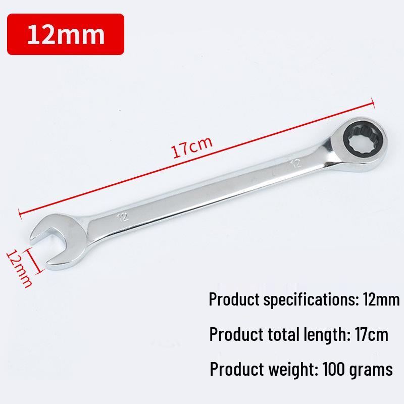 Multifunctional Double-End Ratchet Wrench for Auto Repair