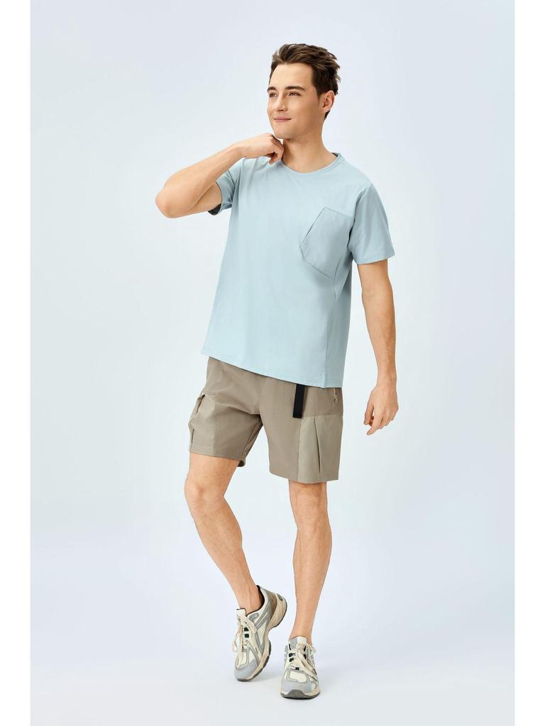 Diga Men's Quick-Dry Breathable Sports T-Shirt for Outdoor Running, Cycling, and Fitness - Loose Fit, Short Sleeve