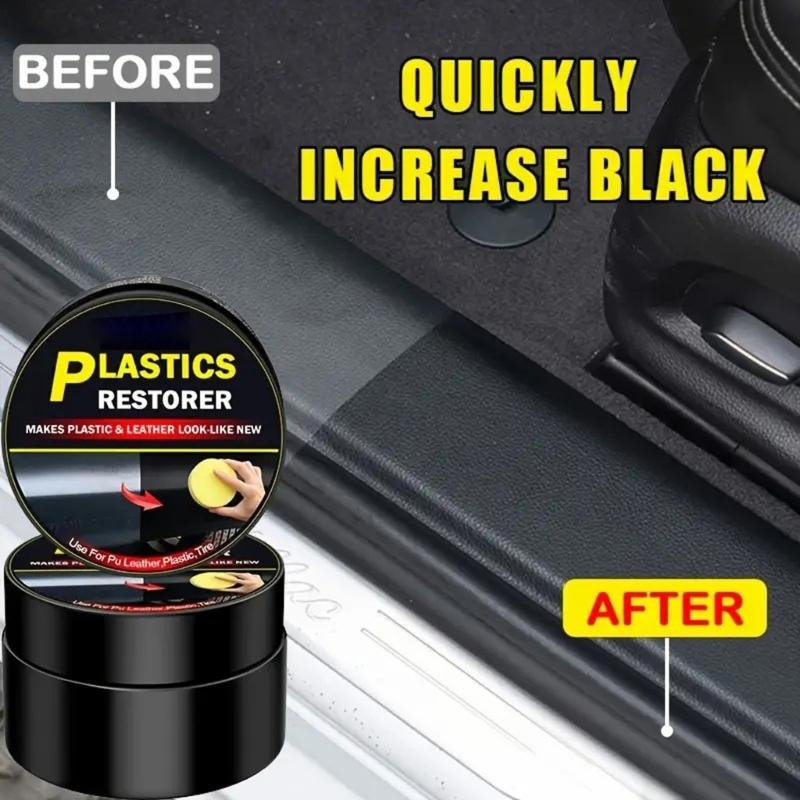 High Performances Interior Plastic Polish Wax Sponge Applicator Interior Wax Simple to Operate for Car Motorcycles