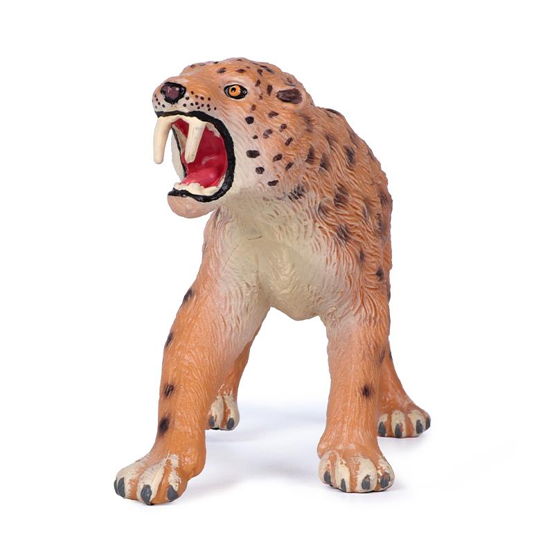 Ancient Mammoth Action Figure High Quality Toy Realistic Prehistoric Animales Model for Collectors Wild Animal Figurine Kids Smilodon