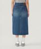 COVERNAT WOMAN Denim Long Skirt Blue