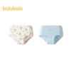 Balabala Girls' Summer Cartoon Triangle Briefs 2-Pack