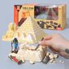 Ancient Egypt Archaeological Dig Kit: Pyramid Fossil Treasure Hunt Toys for Kids