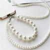 Women Korean Pearl Chain Mobile Phone Hanging Rope Handheld Shoulder Strap Detachable Back Crossbody Lanyard Anti Lost Pendant