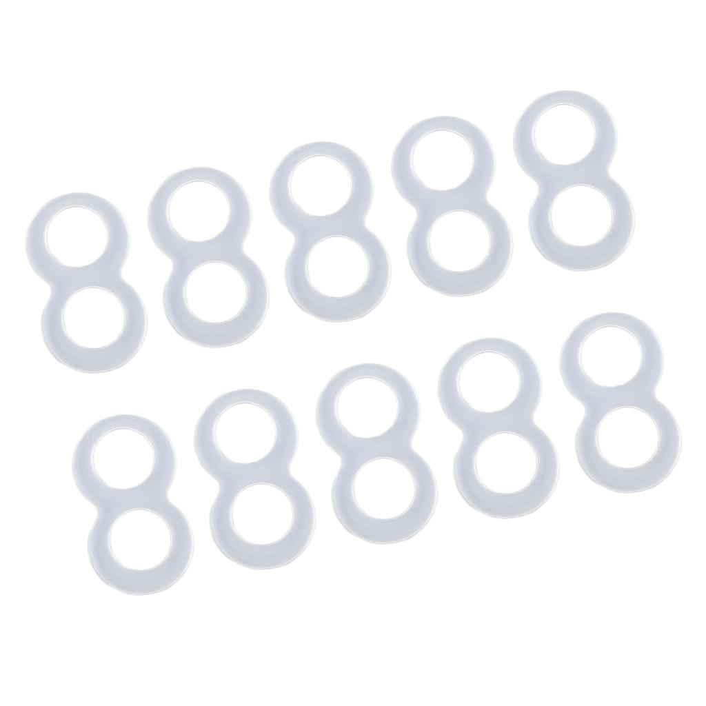 10PCS Silicone Ingrown Toenail Correcting Tool Washable Reusable Paronychia Care Corrector for Keep Nail Healthy
