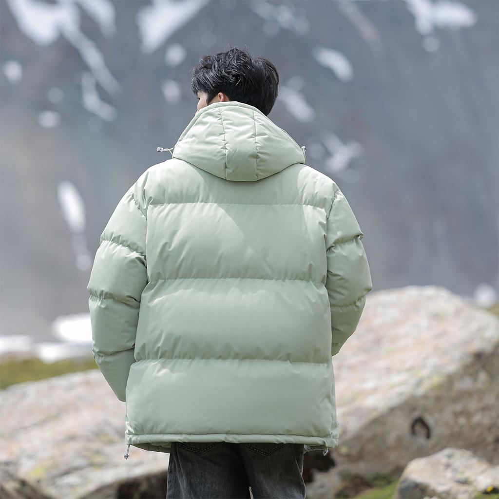 WARRIOR Puffer Jackets Unisex Hooded (Non-detachable) Thickened SHMY8803K39