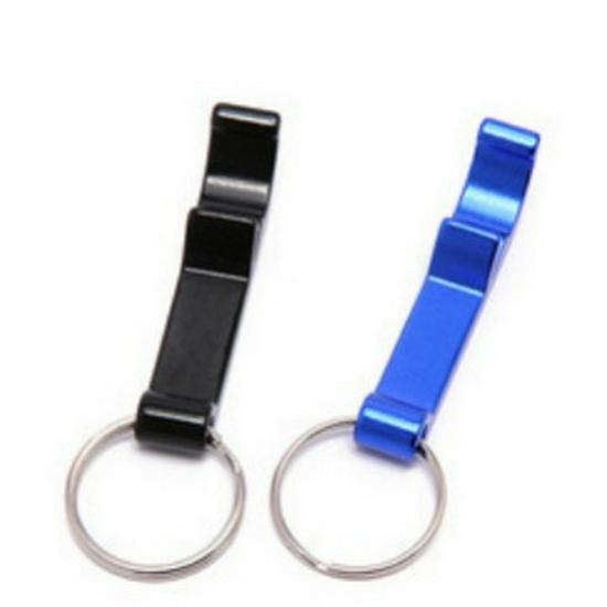 Mini Otwieracz do Butelek ze Stopu Aluminium Brelok Wisiorek z Możliwym do Dostosowania Logo lub Kodem QR