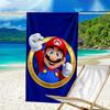 Ultra-Soft Beach Towel with Mario Theme,Ideal for Pool - Camping, Diving - Perfect Travel Essential, Vibrant Beach Towel.