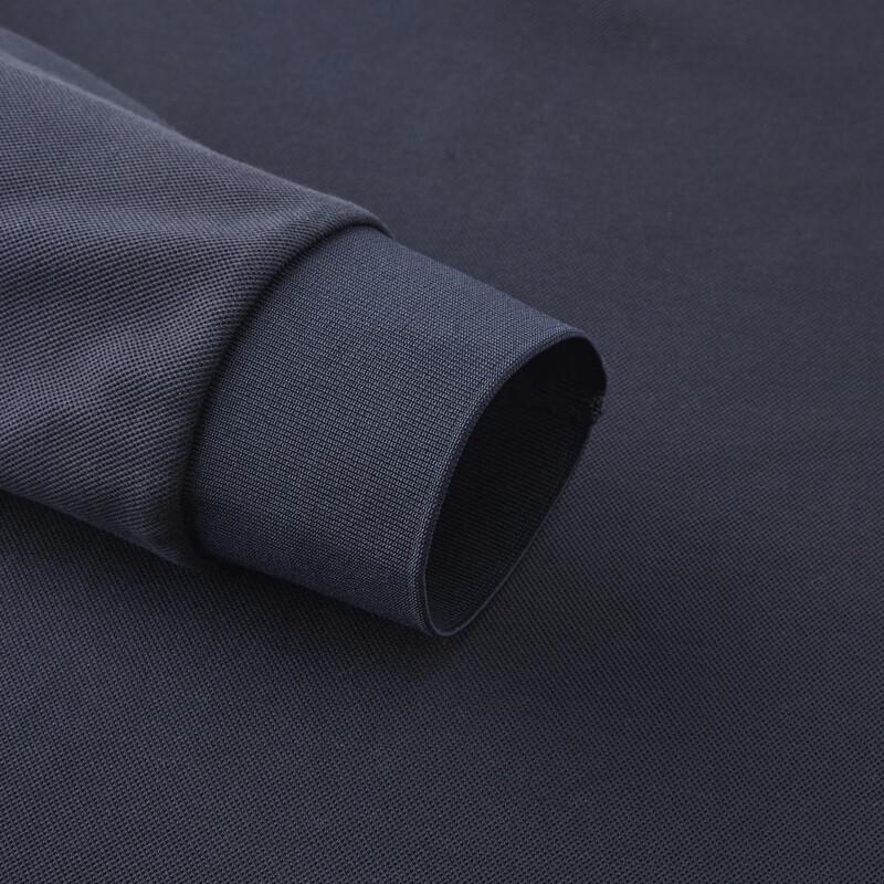 Men's Wool Blend Long Sleeve Polo Shirt