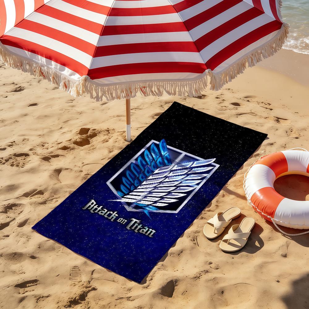anime Levi Ackerman a-Attack on Titan FK Towel Pool soft Beach Towels Trip swim bath Towel Gym Spa home room Decor Holiday Gift
