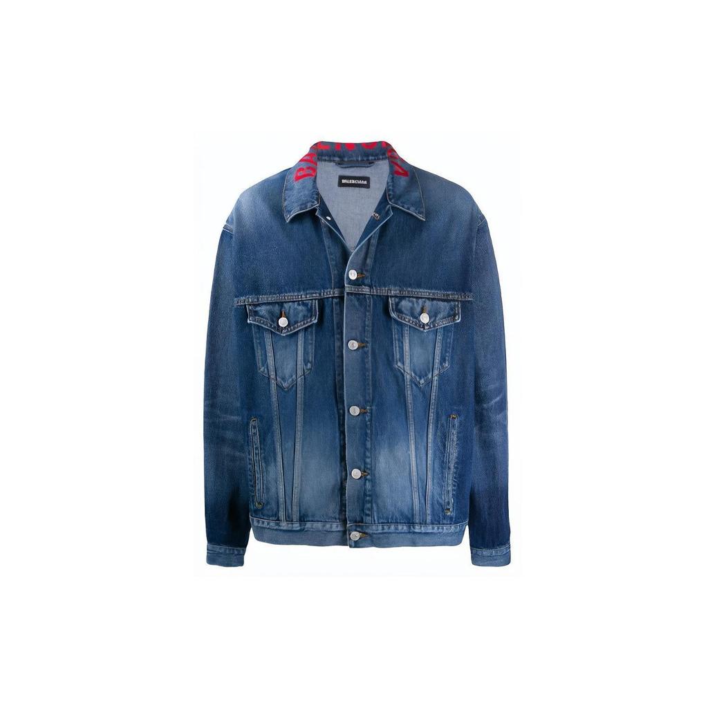 Balenciaga Denim Jacket Unisex Blue 571324TCW032340
