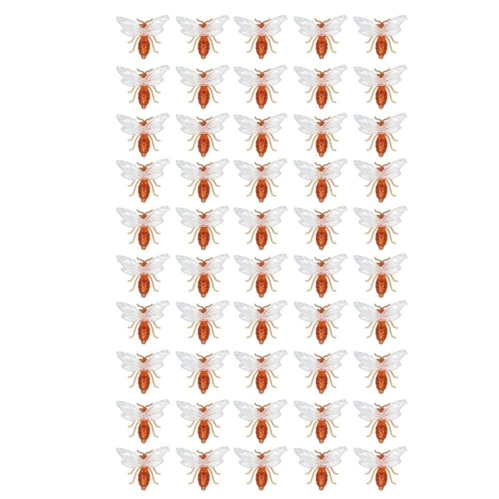 

50Pcs Tiny Craft Honey Bee Decoration Mini Size Plastic Bee Decoration Garden Decoration