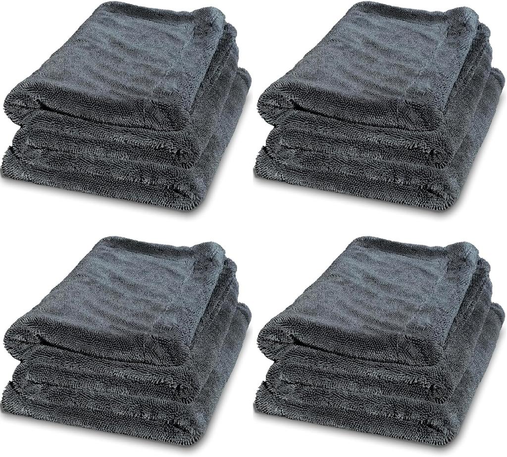 Premium 1200 GSM Microfiber Car Drying Towel High Performance No Streaks Scratches Water Spots Woven Technique Lightweight Ratio