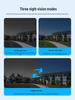 P30 V380 Solar 4G Wireless Camera: Three-Lens, Three-Screen, Low Power Consumption Yard Monitor.