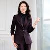 Zihong Spring/Autumn 2024 Women's Suit Set – Elegant, Goddess Style, Casual Workwear