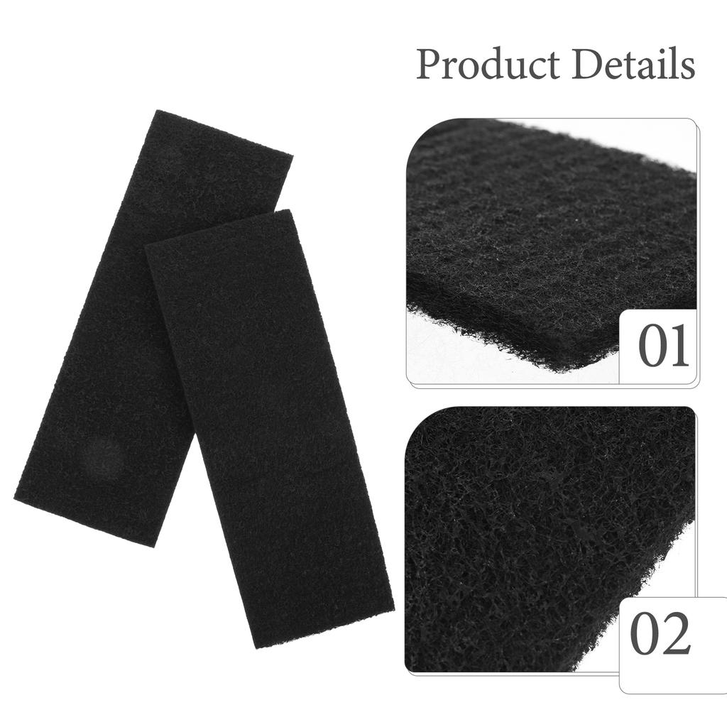2pcs Pet Cat Litter Box Filter Activated Carbon Filters Cat Litter Boxes Charcoal Filter Automatic Charcoal Filters For Cats