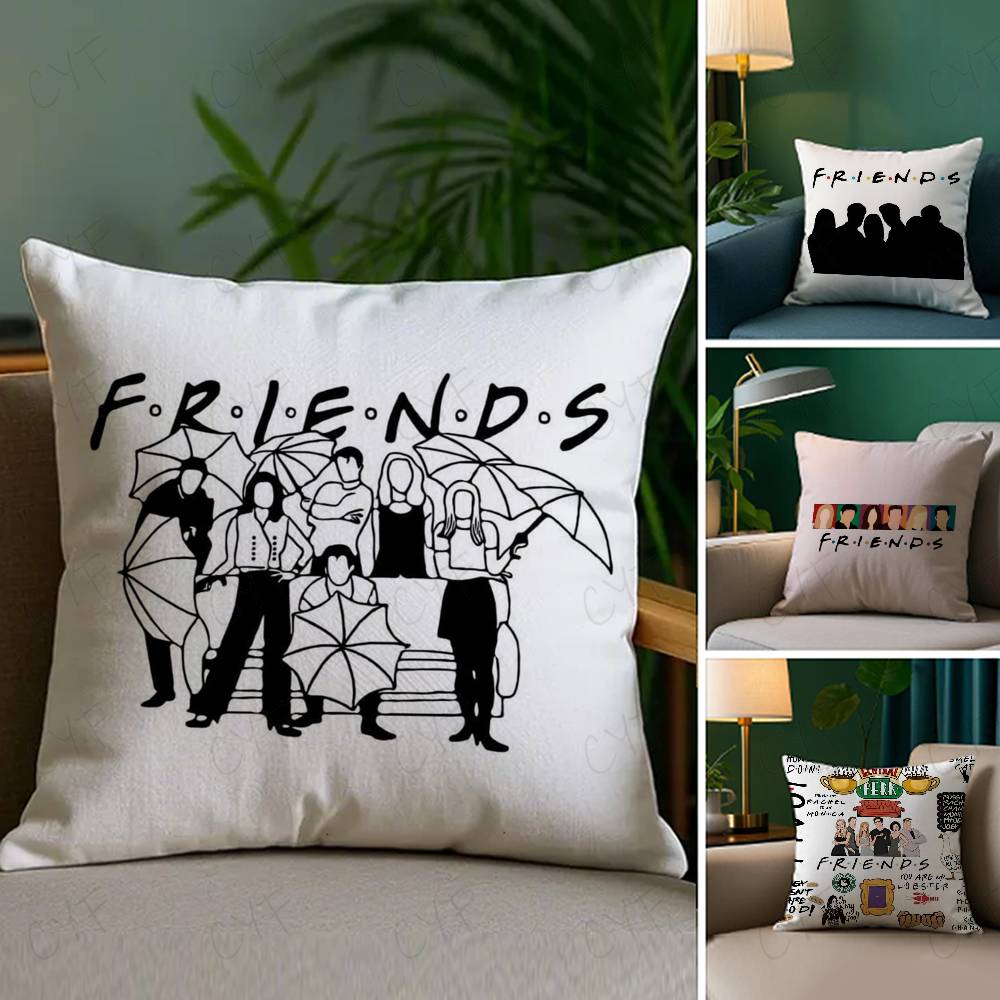 Panika Chen Unisex Classic F-Friends Tv Show Pillow Case Custom Printed Brushed Fleece Pillow, Baby Skin-Touch, Eco-Friendly Dye-Sublimation Cushio