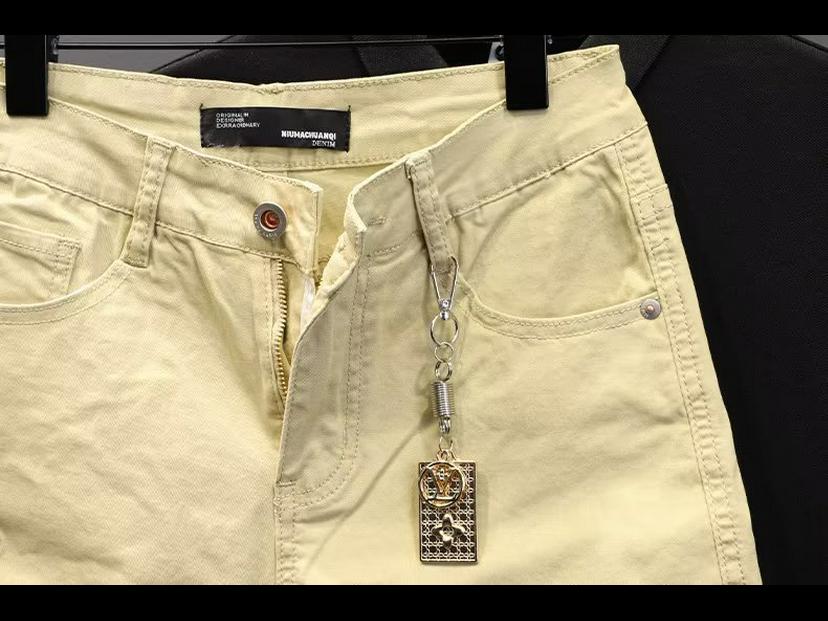 Men's Summer Casual Loose-Fit Denim Shorts - Trendy, All-Match, Straight-Cut