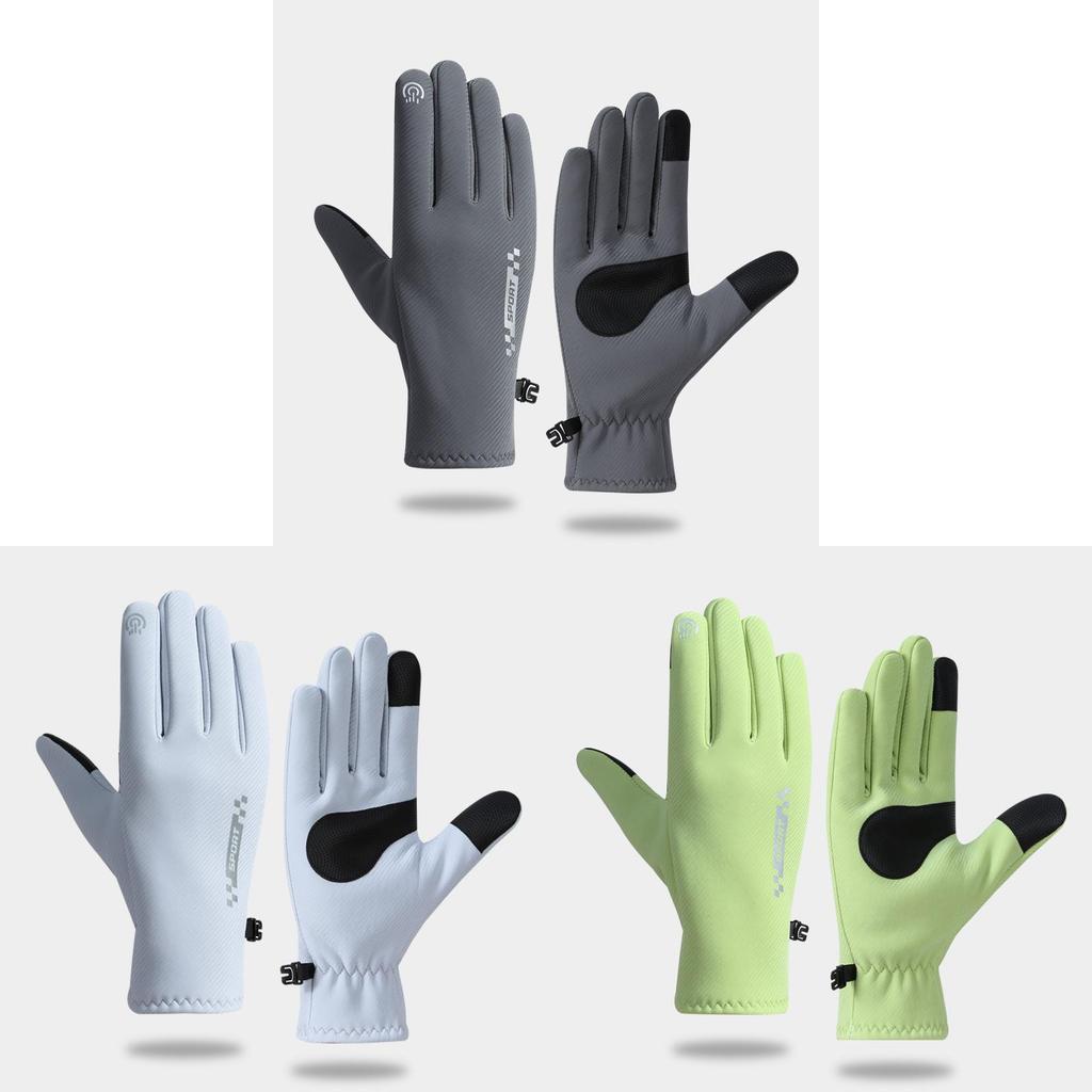 Men Women Warm Touchscreen Gloves With Nonslip Fleece For Winter Outdoor Cycling