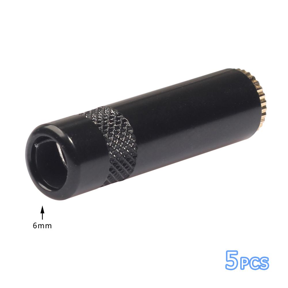 5pcs 3.5mm Audio Female 3 Pole Stereo Socket Gold Plated Earphone Wire Connector