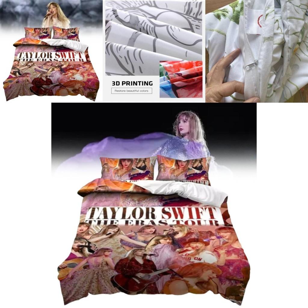 Taylor Swift Character Digital Print Bedding Set For Modern Bedroom Decor