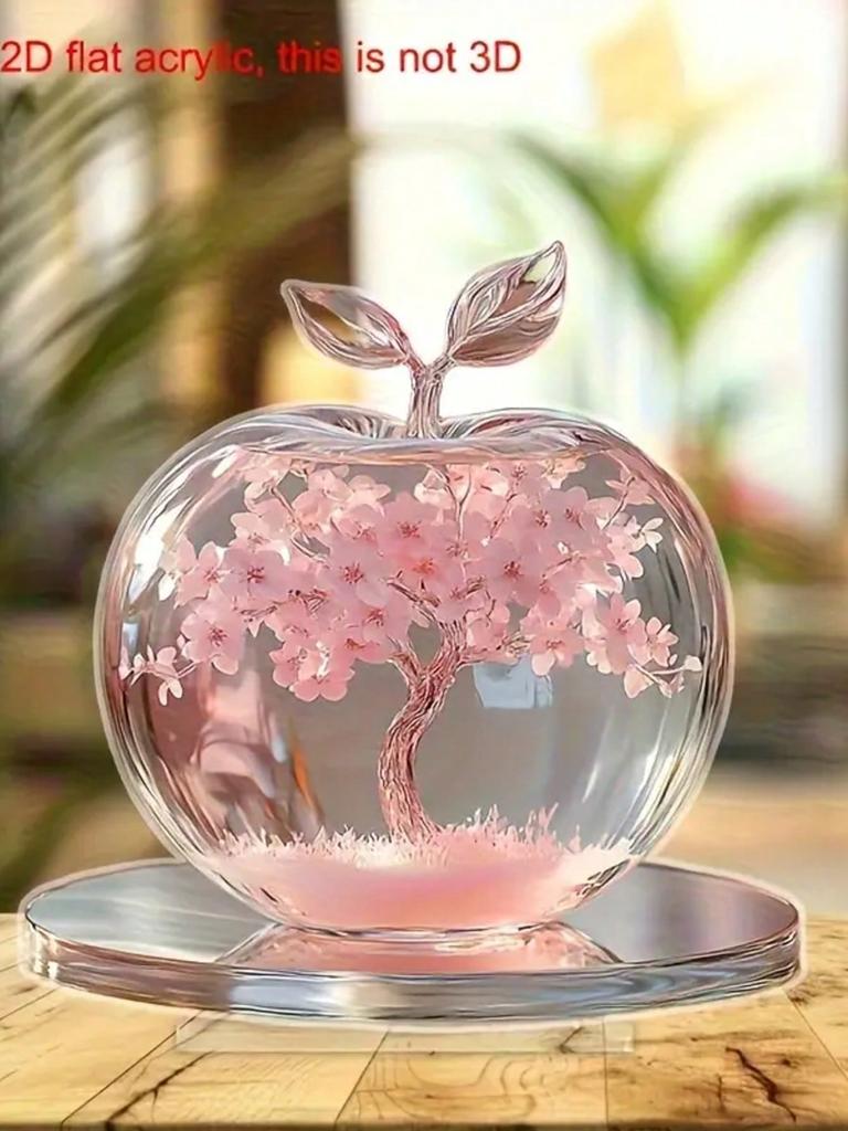 1 Sztuka Kolorowe Jabłko Kreatywna Dekoracja Biurka Mała Ozdoba do Wystroju Salonu i Sypialni