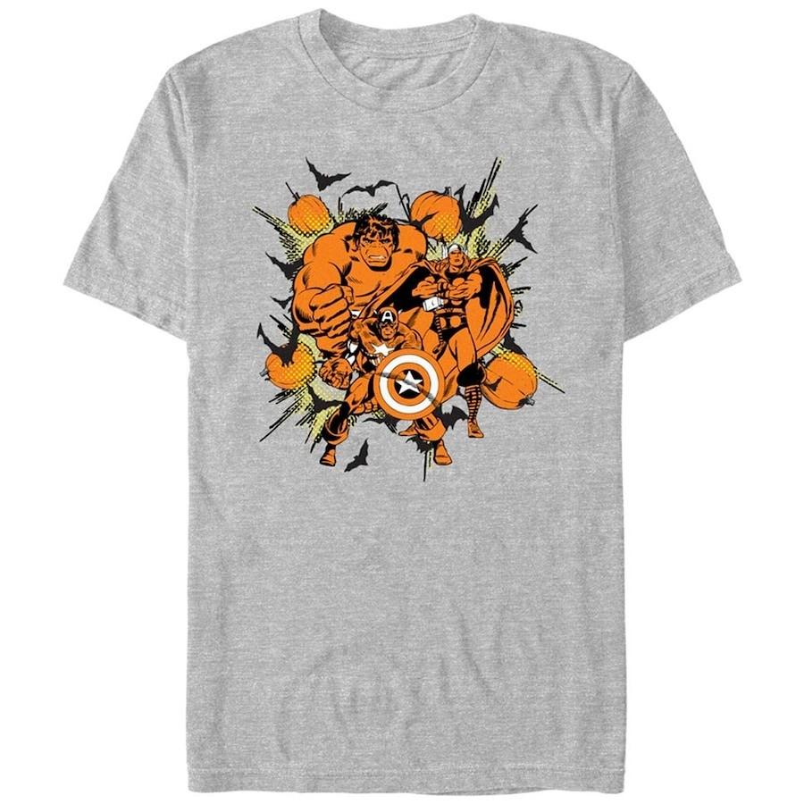 Хэллоуин Капитан Америка, Тор Халк Марвел Mad Engine Футболка Размер S-5XL Унисекс Футболка XXXXL