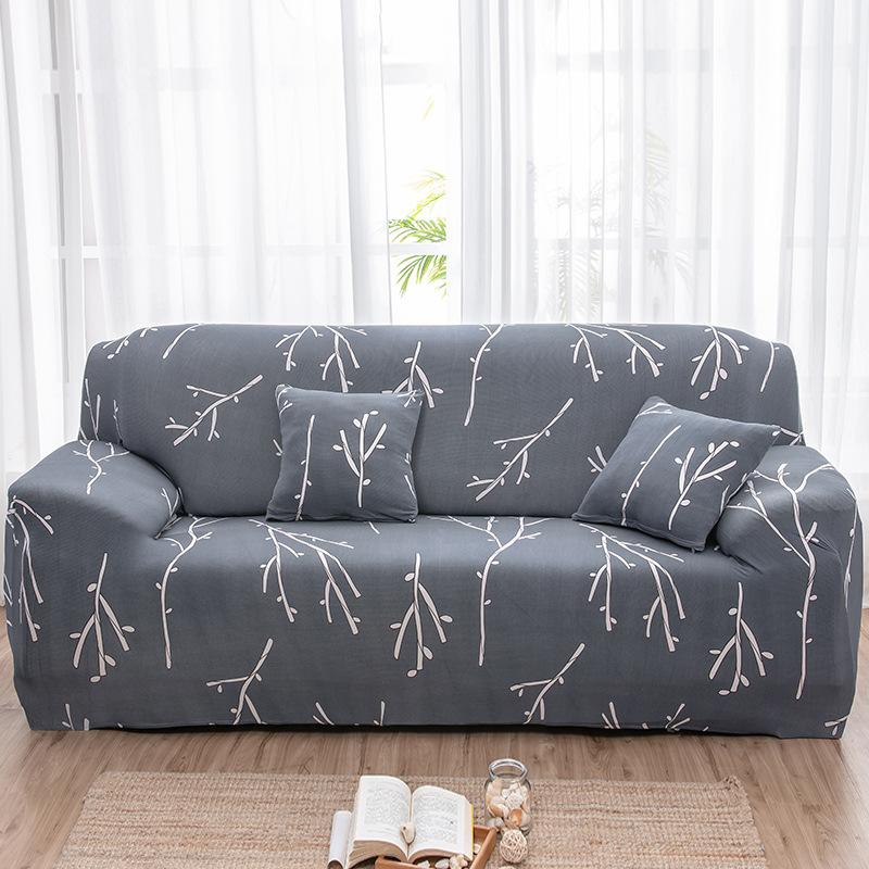 1pc Floral Printed Sofa Cover Spandex Elastic Couch Slipcovers for Bedroom Office Living Room Furniture Protector Home Decor