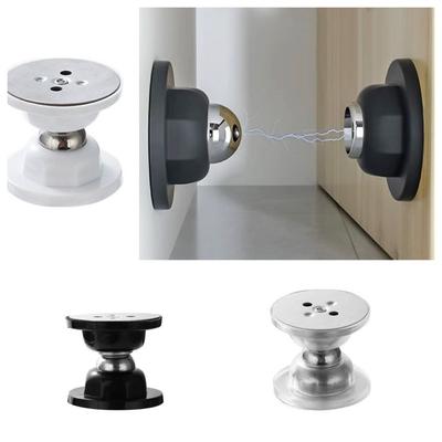 Strong Magnetic Door Stopper Free-punch Door Stop Silent Door Suction  Bedroom