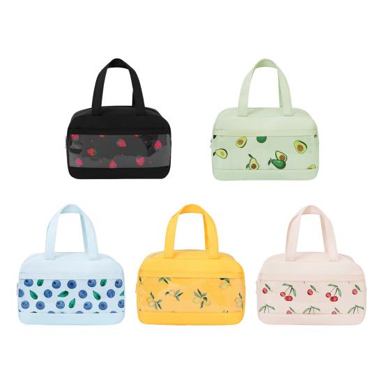 Cartoon Lunch Bag Insulated Thermal Bento Box Picnic Tote Waterproof Leak-proof Cooler Ice Pack Portable Kid School Lunch Bags
