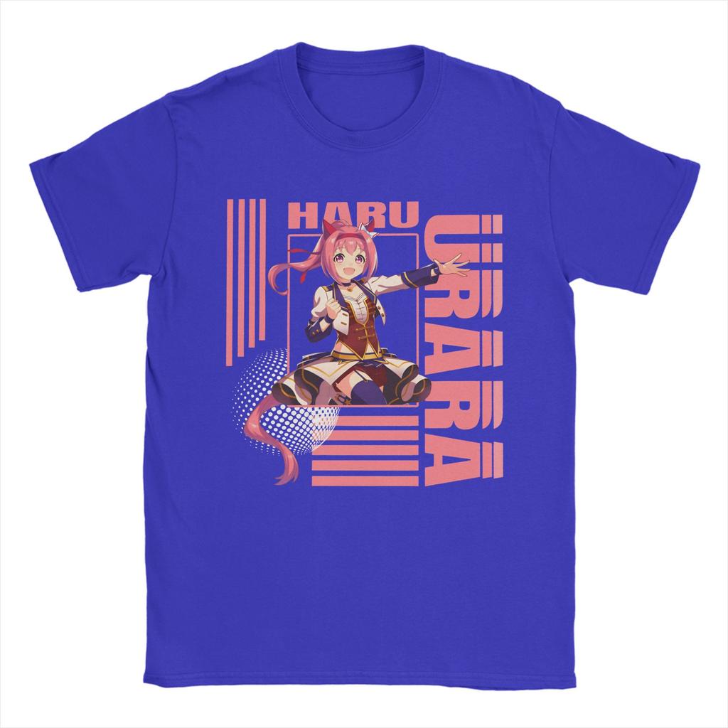 Haru urara 4 Unisexs T Shirts  Hipster Tee Shirt Short Sleeve O Neck TShirts Cotton Plus Size Clothing