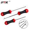 Stainless Steel Fishing Line Threader Kit With Colorful Hooks Baiting Tool Needle Angling Accessories