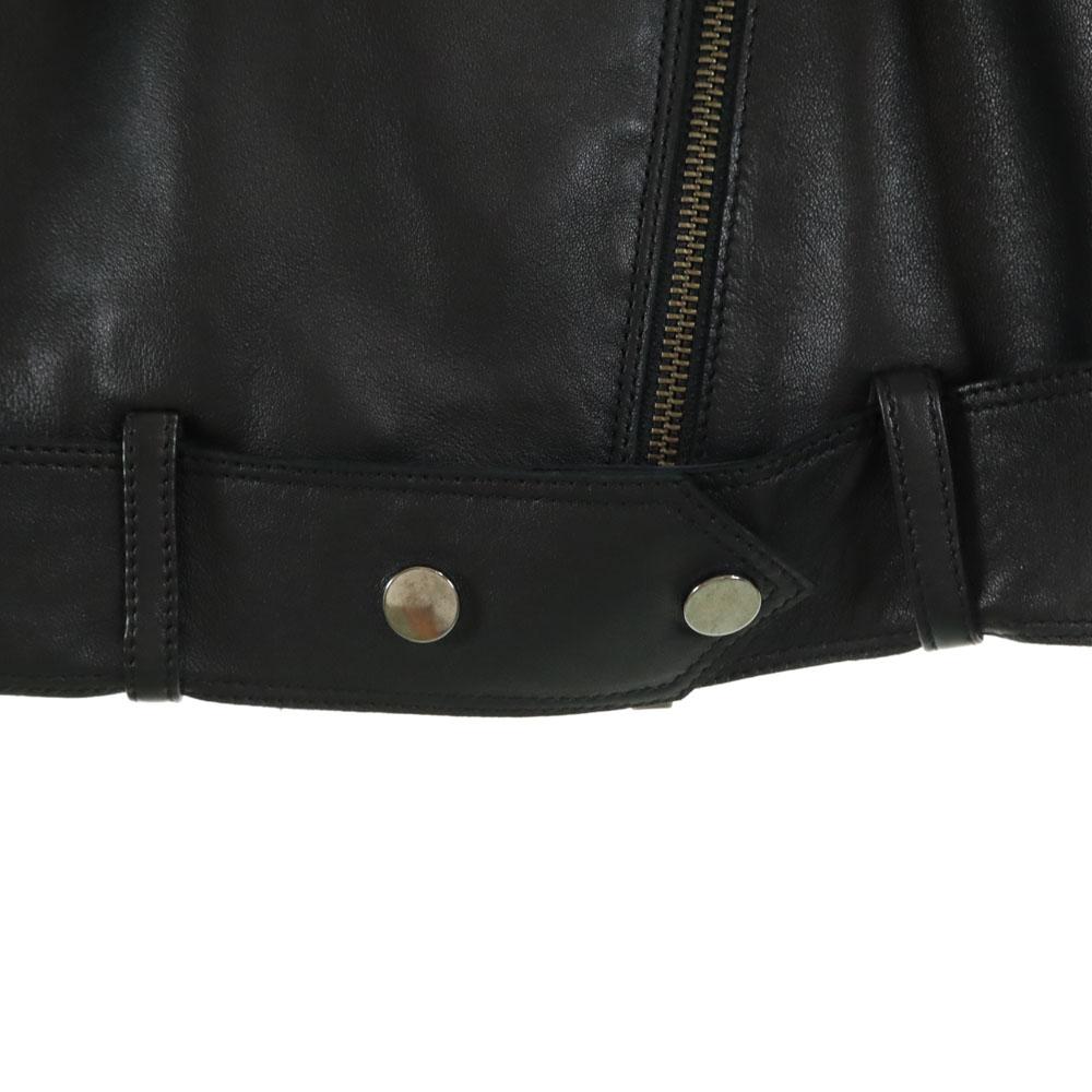 Armani Jeans Jehněčí kůže Biker bunda 38 černá Dámská Použitá