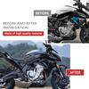 FOR CFMOTO 675NK 675 NK 2025 Motorcycle Rubber Tank Pad Sticker Side Tank Pad Anti Scratch Decal Non-slip Sticker
