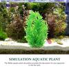 Aquatic Plant Decor Fish Tank Fake Grass Plastic Aquarium Accessories Realistic Artificial Plant Decoration for Fish Tank