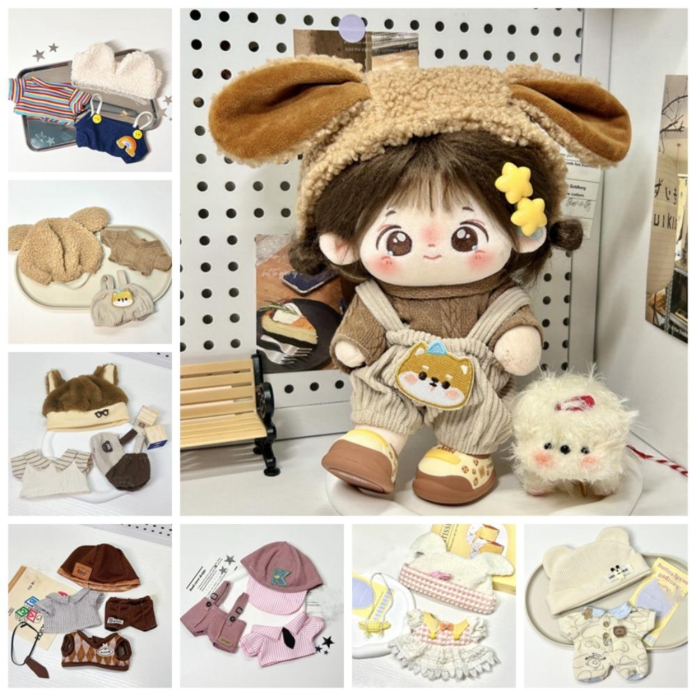 Outfit Plush Dolls Clothing Set Replacement Doll Clothes Suit Kids Girls Toys