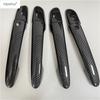 For Mazda 6  - 2024 Car Door Handle Molding Decoration Cover Trim ABS Bright Chrome / Carbon Fiber Accessories Exterior Kit