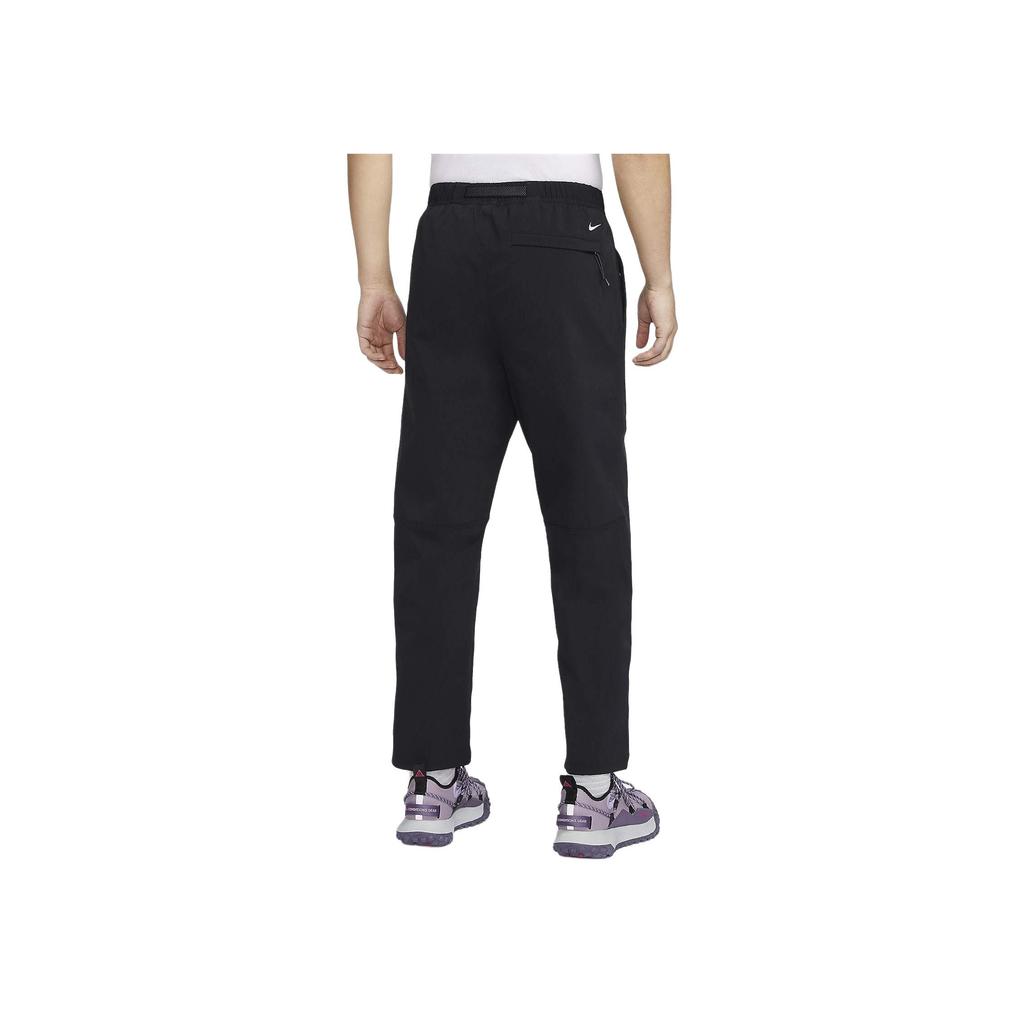 Nike ACG Collection Solid Color Sports Straight-Leg Woven High-Waist Casual Pants Men Bottoms Black FN2451-010