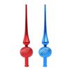 Colorful Electroplated Christmas Tree Top Ornament Light Reflective Plastic Decoration Tree Toppers For Holiday Season