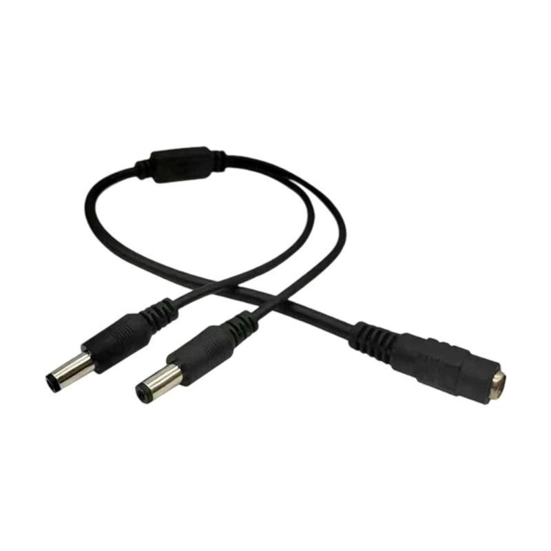 1 Female To 3/4/5/6/7/8 Male Plug Barrels Connector Power Adapter Connector Cord for LED Strips Light CCTV Camera