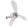 Compact Screw In Ceiling Fan E27 Mount with Adjustable Angle Quiet Operation for Bedroom Kitchen Office Daily