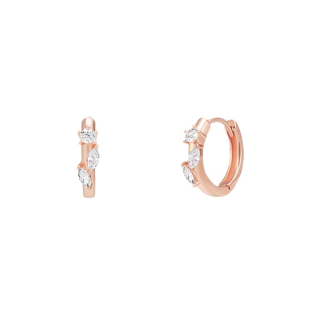 Paul Brial Leaf One-Touch Earrings Pyse0108