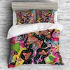 Abstract Gorgeous Graffiti Bedding Three-Piece Quilt Cover