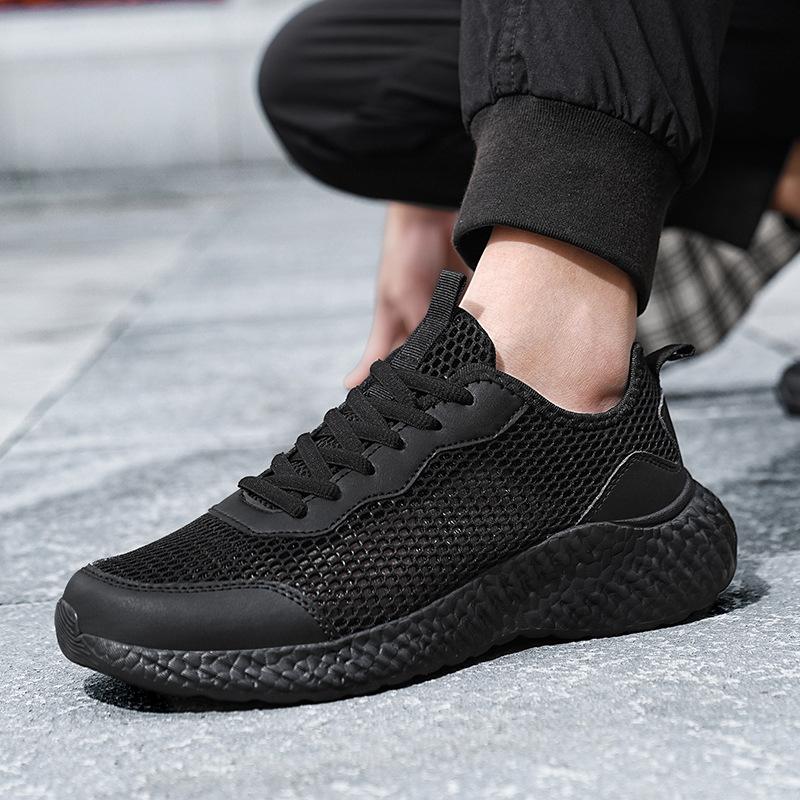 Summer Large Size Mesh Breathable Men's Shoes Versatile and Lightweight Casual Sports Fitness Running Shoes Casual Shoes