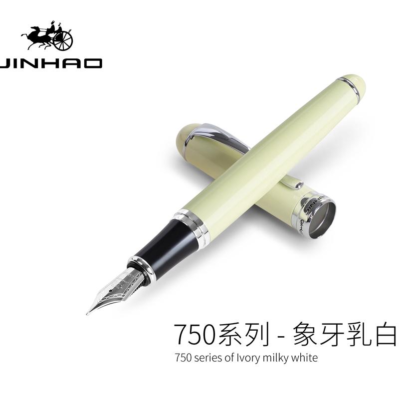Jinhao X750 Luxury Fountain Pen Metal 0.5MM Medium Nib Calligraphy Writing Pens School Useful Office School Stationery Supplies