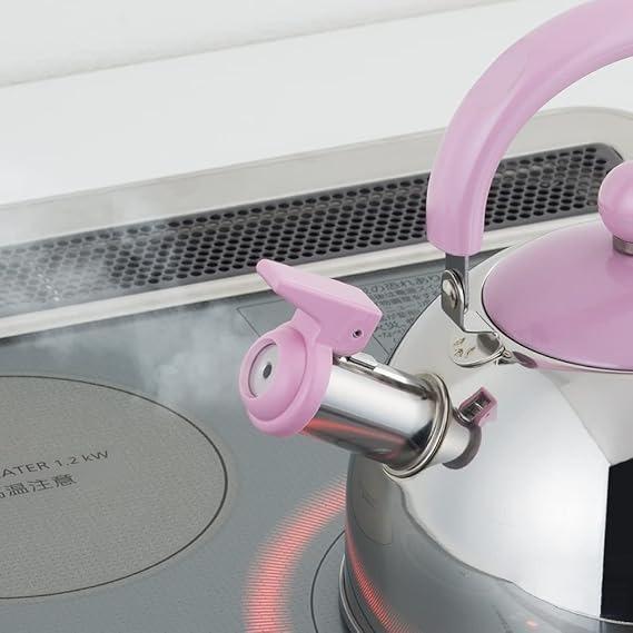 Yoshikawa “Chocolat” Whistling Kettle 1.8 L (White) SJ2434, Made in Japan