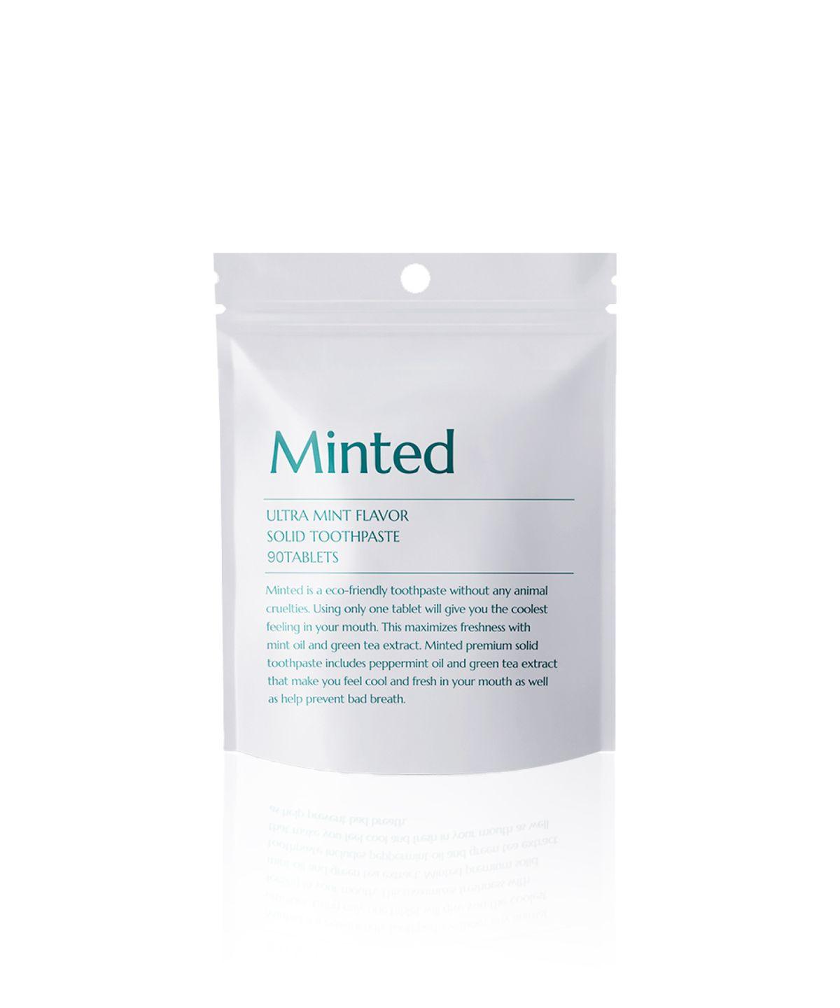 Mild Mint Solid Toothpaste Refill 90 Tablets (1.5 Months Supply)