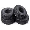 TRZX 1.9" 100mm Rubber Wheel Tire Upgrade Parts for 1/10 Axial SCX10 TRX4 D90 RC Crawler Car (4 Pieces)
