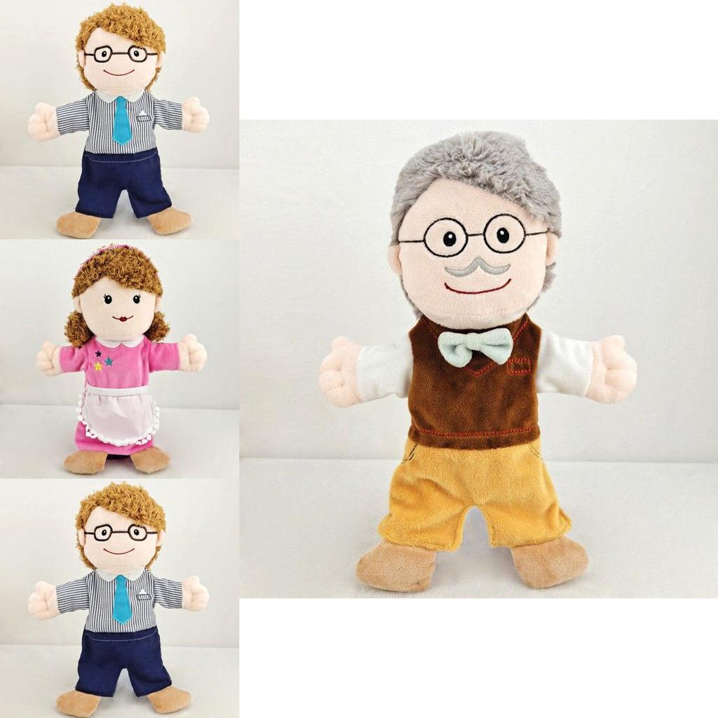 Cute Unicorn Family Hand Puppet Plush Doll Toy For Imaginative Play And Storytelling