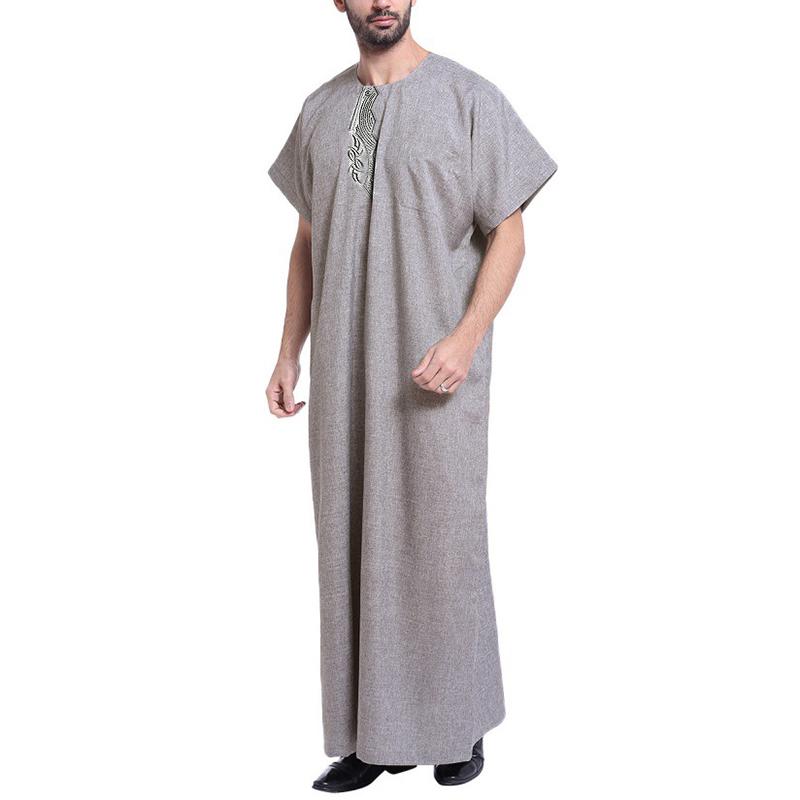 chinese dress ladies Muslim Men Jubba Thobe Dubai Kaftan Long Sweatshirts Islamic Arabic Ho main image 0